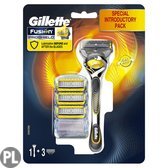 Gillette Proshield - Scheermes + 3 Mesjes